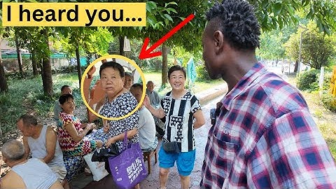 I Caught Chinese People talking about me in a Local Market no Knowing i Know Chinese so...