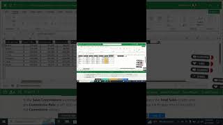 Excel Commission Formula Hack! Auto-Calculate Sales in Seconds (G4 Trick!) 💰 #excel #exceldata