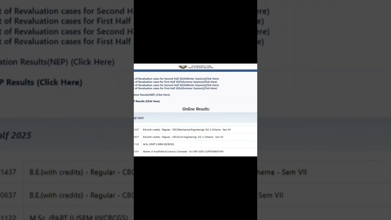 Когда будут результаты переоценки? | Обновление информации по всем курсам Мумбайского университет...