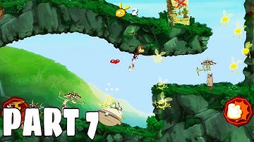 Rayman Jungle Run 1080p60fps Gameplay/Walkthrough PUNCH Chapter 4-1 to 4-5 (Android/iOS) FULL HD
