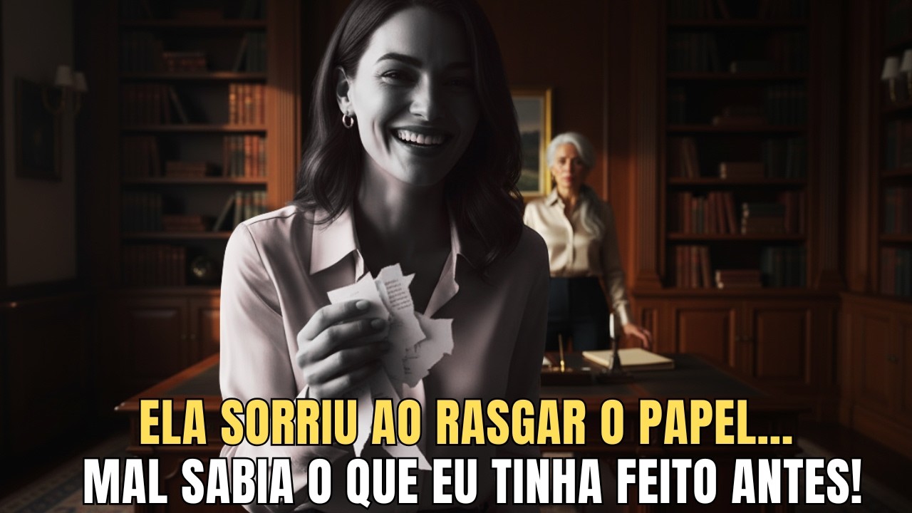 Minha nora rasgou meu testamento achando que era o único… eu deixei