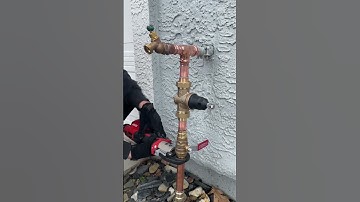 replacing a prv and main shut off valve #plumber #plumbing #soldering #propress #ballvalves