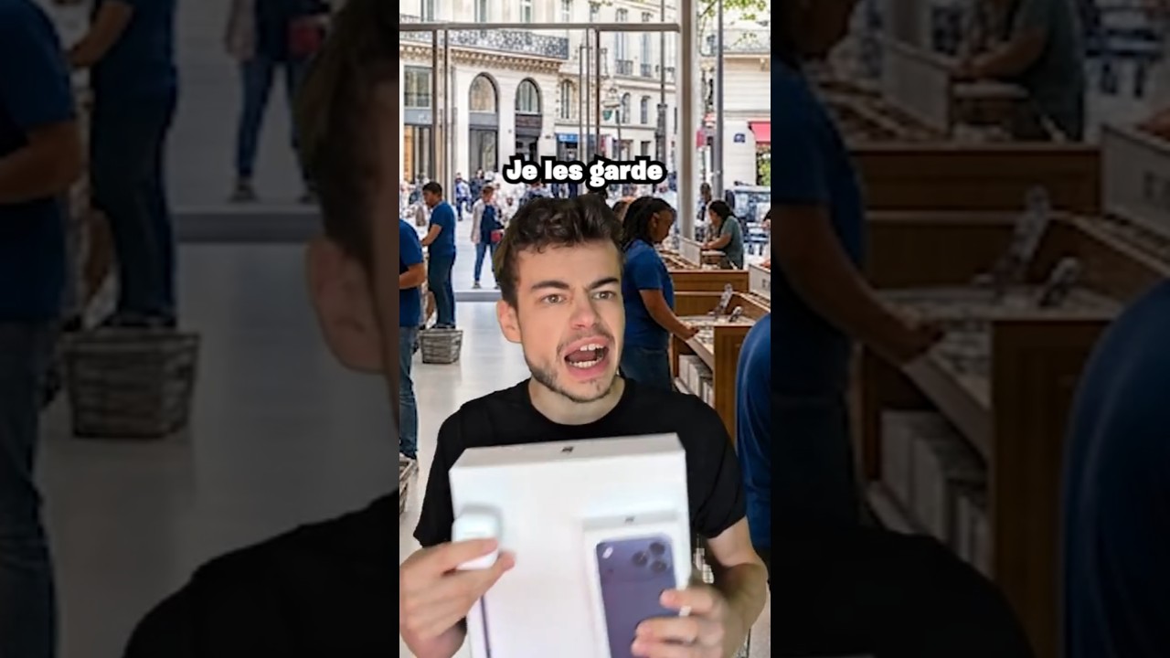 Comment voler au magasin Apple 😏