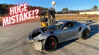 Salvage Auction Porsche 911 GT3 RS | $88K MISTAKE!?