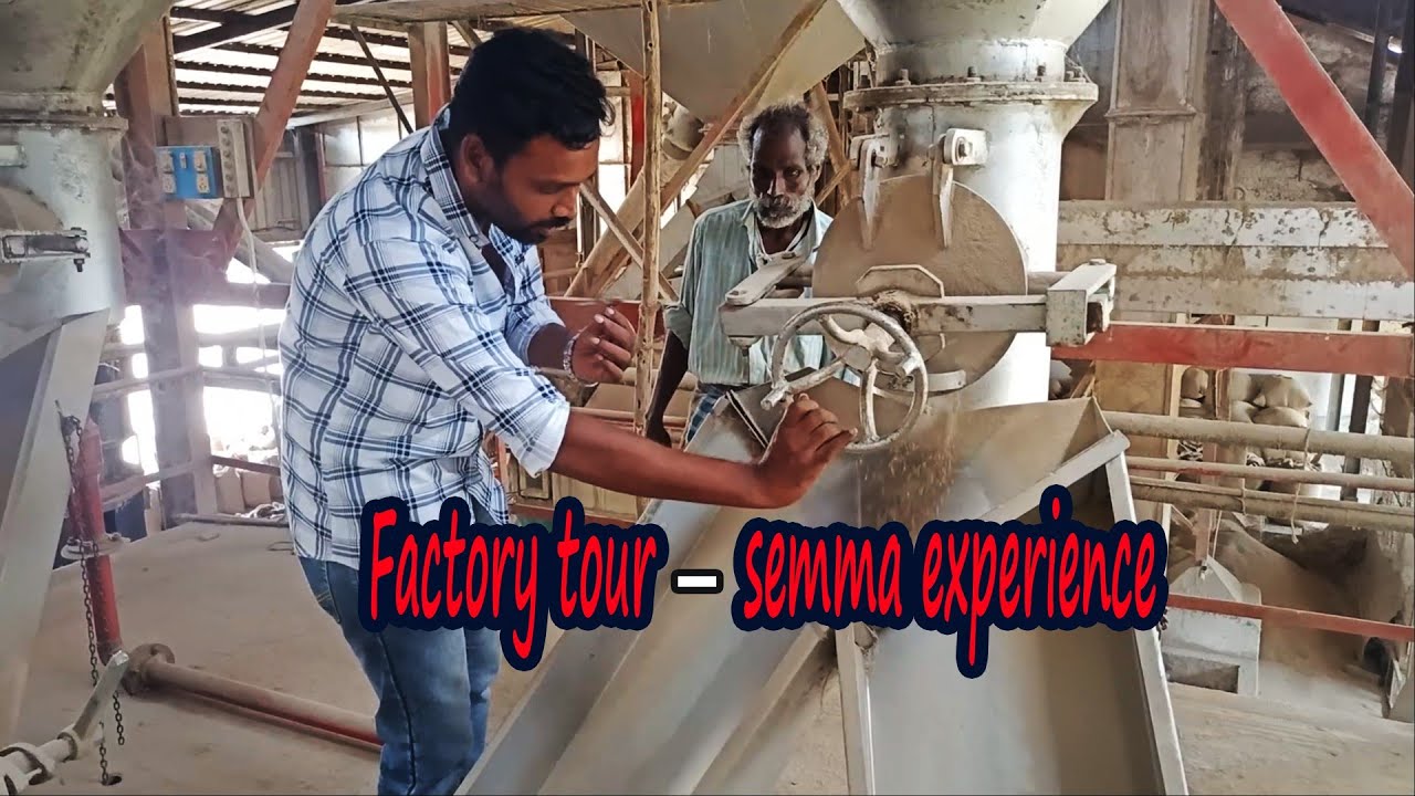 rice mill rice factory tour paddy cleaning making of rice from