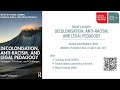 BOOK LAUNCH | Decolonisation, Anti-Racism, and Legal Pedagogy