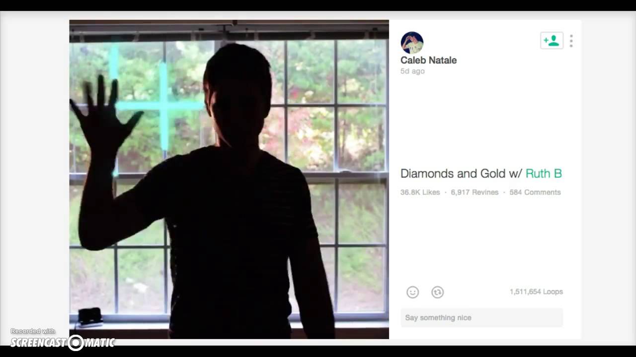 Vine by Caleb Natale and Ruth B (Vine video sample) - YouTube