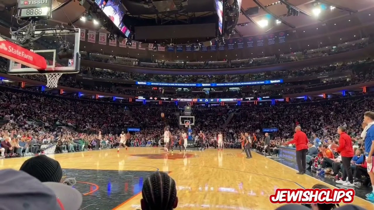 76ers Shake Milton Drains a Half Court Buzzer Beater vs against the Knicks on Christmas 2022
