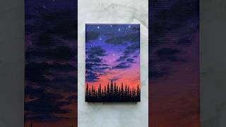 velvet twilight 🌙💜✨ #art #painting #creative