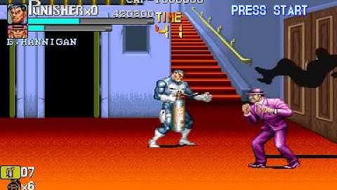 The Punisher (World 930422) (Arcade / MAME) Stage 2 Raid on Pantaberde - Vizzed.com GamePlay