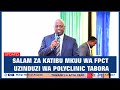 VIDEO SALAM ZA KATIBU MKUU WA KANISA LA FPCT KATIKA UZINDUZI WA NKINGA POLYCLINIC TABORA