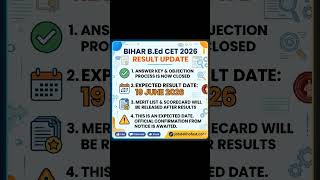 👉 Bihar B.Ed CET Result 2026 😱🔥#BiharBEDCET2026 #Result2026 #Shorts #BiharResult