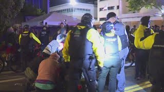 Two arrests made near Portland ICE building amid ongoing protests