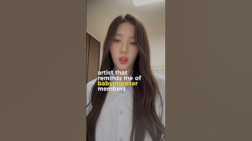 artist that reminds me of BABYMONSTER members #babymonster #pharita #shorts