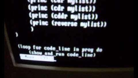Lisp program using (eval (first (second (car (cdr (cddr (reverse