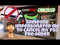 My PS5 Pre Order was Canceled By One of My Own Viewers via GameStop - Story Time!
