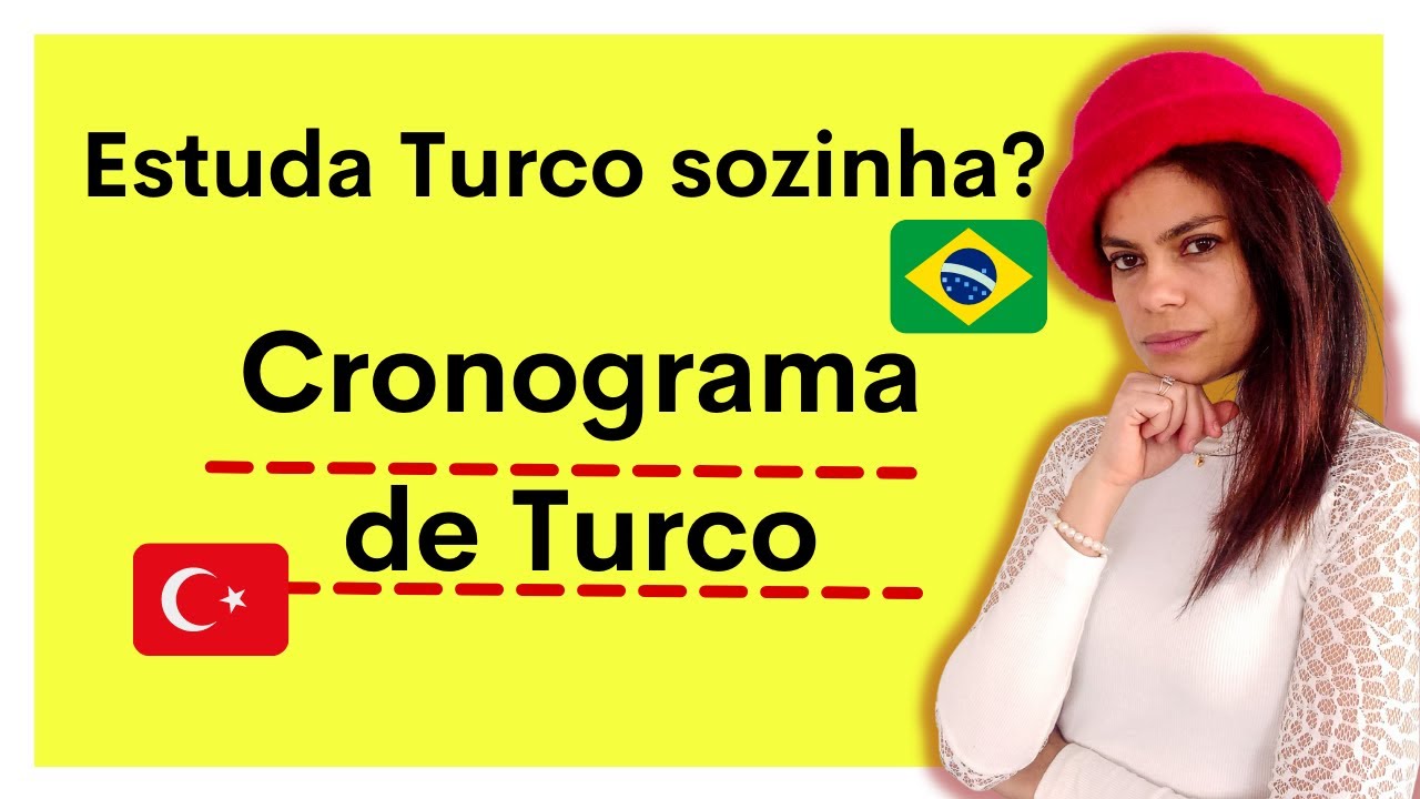 Estuda Turco sozinha  e não sabe por onde começar a estudar? SİGA ESSE CRONOGRAMA | Aula de Turco