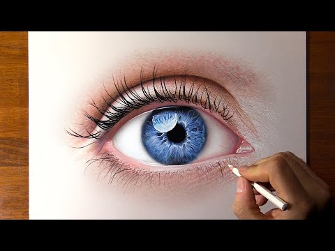 Blue Eye Drawing