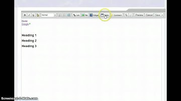 Embed a Table of Contents on wikispaces