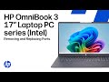Removing &amp; replacing parts | HP OmniBook 3 17-inch PC series (Intel) | HP computer service