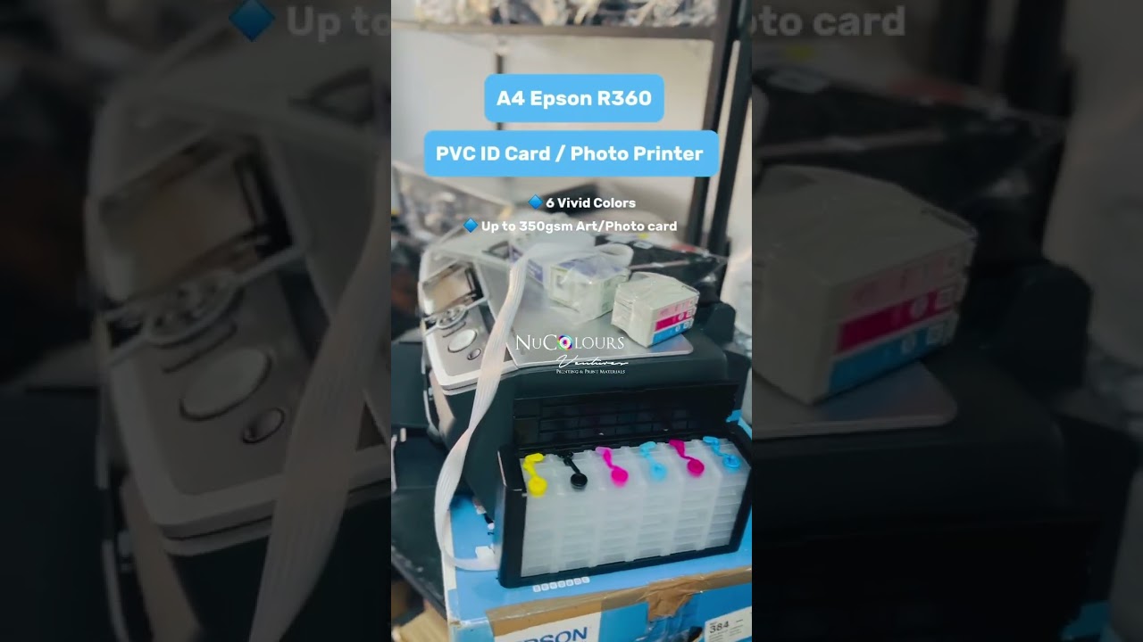 New A4 Epson R360 Photo / ID Card Printer