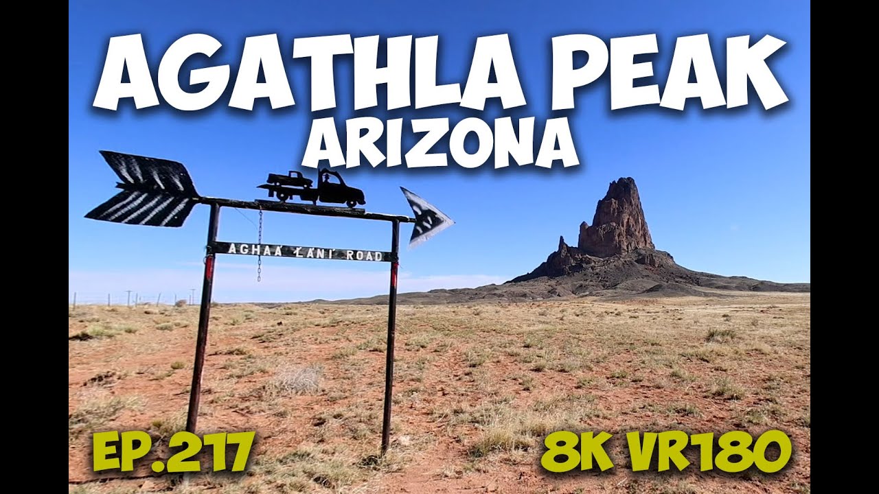 Эпизод 217. Пик Агатла, Аризона – изолированный вулканический столб, поднимающийся из открытой пу...