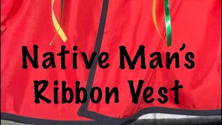 #nativeamericanmade #status #regalia #nativemansribbonvest #sewing #fun #ribbon #vest