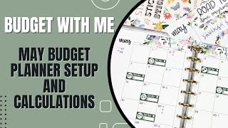 MAY BUDGET PLANNER SETUP | AND A BIG GOAL!