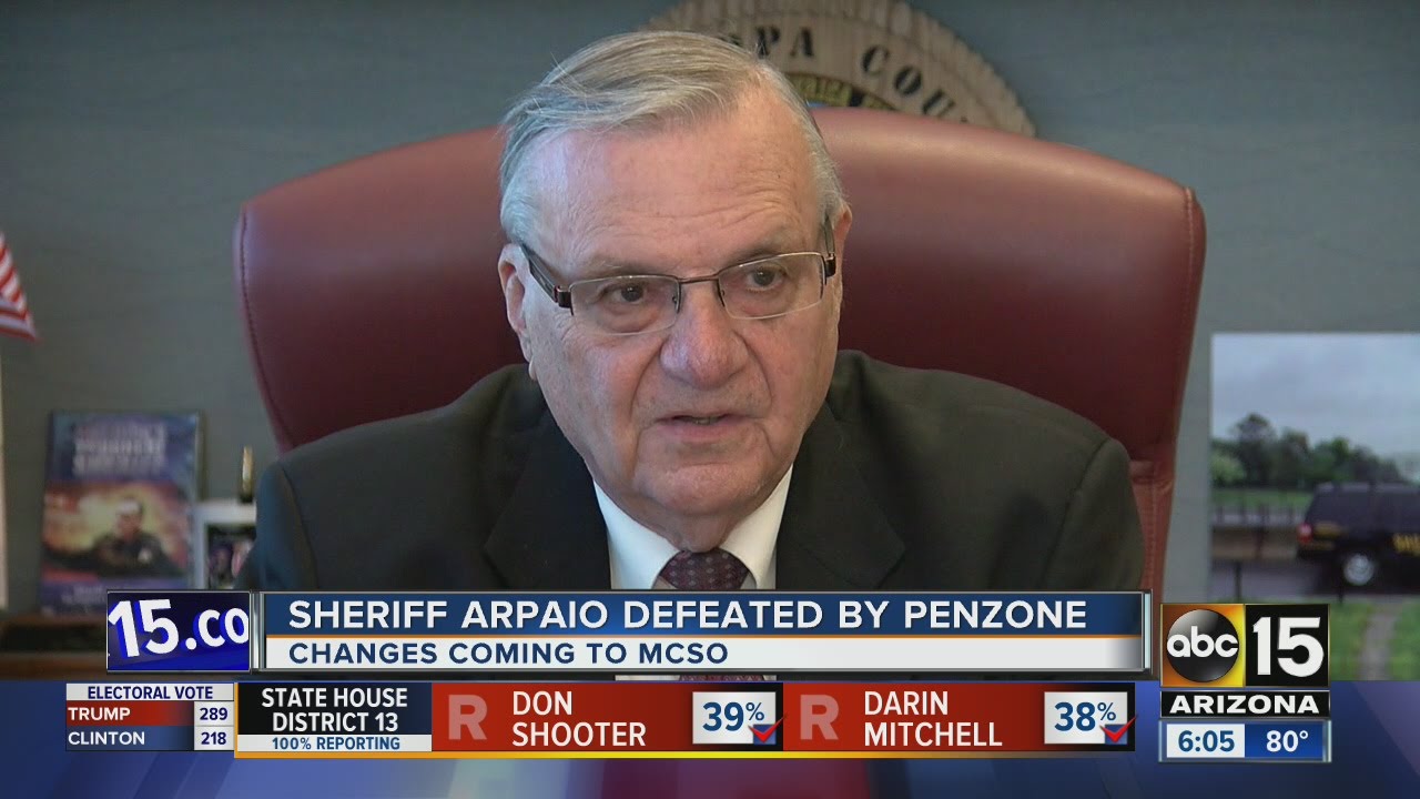 Sheriff Penzone is promising a smooth transition into office