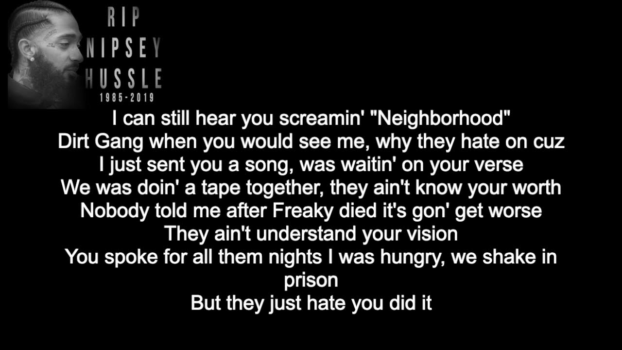 Dave East - The Marathon Continues (Nipsey Tribute) Lyrics