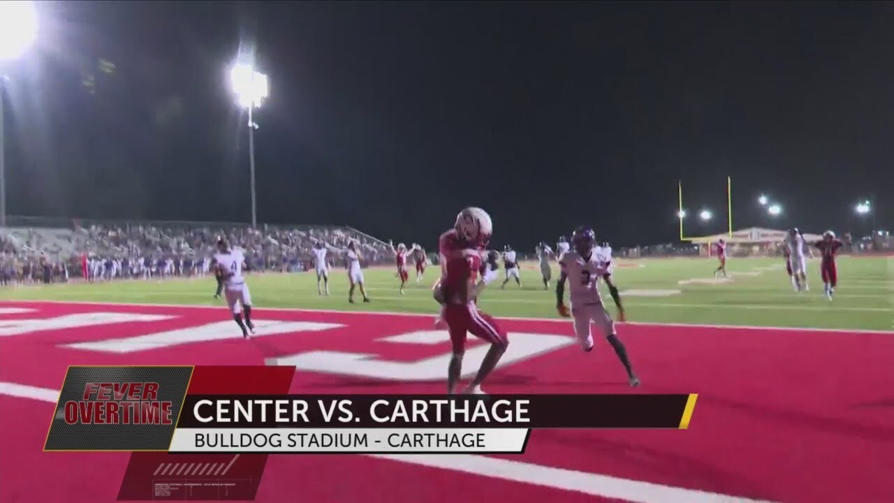 Carthage hands Center first loss of season in first district game