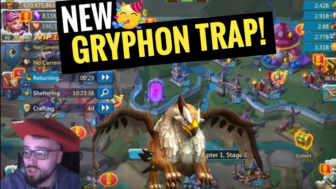 NEW IMPROVED GRYPHON TRAP OVERVIEW! Lords Mobile YouTube