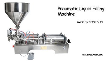 How to use the double heads Automatic pneumatic hopper Cream  filling machine