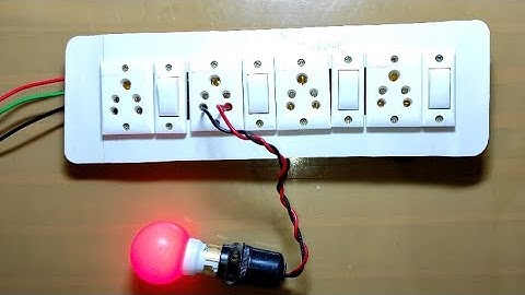 4 Sockets and 4 Switch Connection | Extension board #electric #wiring #electrical #extensionsocket