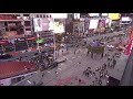 Panic in times square after nearby manhole explosion courtesy of earthcam  april 10 2022