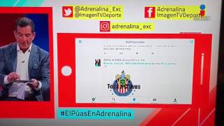 Javier Alarcon vive momento incomodo esta noche en su noticiero deportivo en Ima