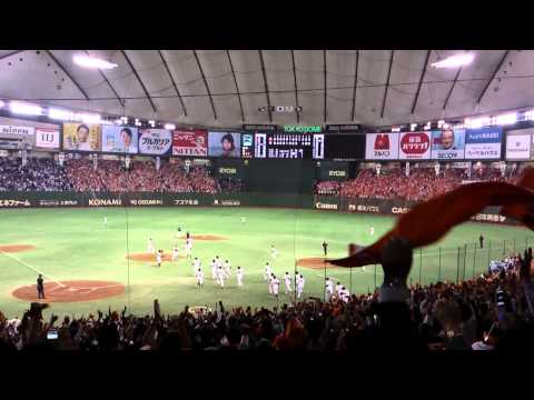 巨人vs中日クライマックスシリーズ優勝の瞬間!!