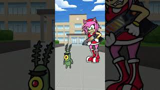 Amy Rose Versus A Spider