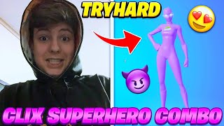 HOW TO GET THE CLIX SUPERHERO SKIN COMBO! screenshot 4