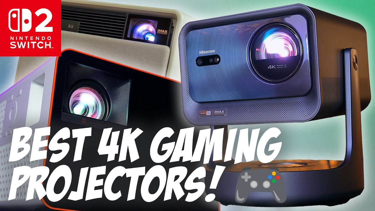 BEST 4K Gaming Projectors for Nintendo Switch 2! Hisense vs BenQ vs XGIMI (2025)