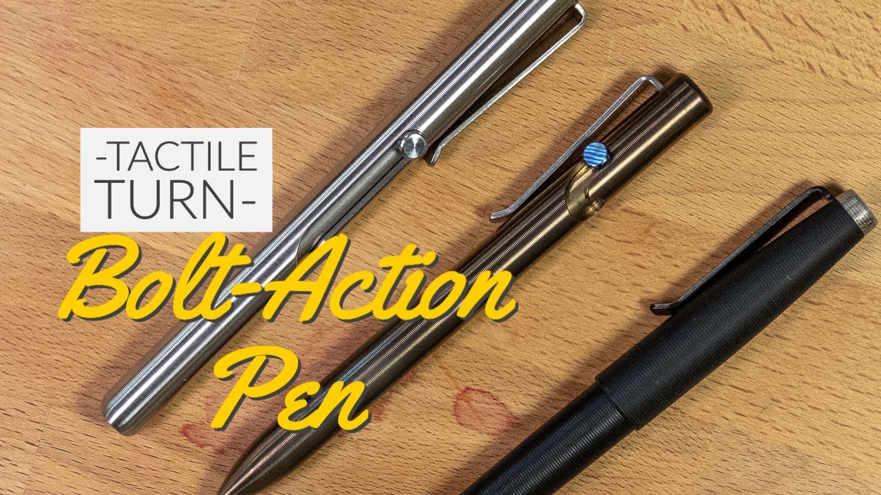Tactile Turn Bonanza!  The Gist, Bolt-Action, and BAK!