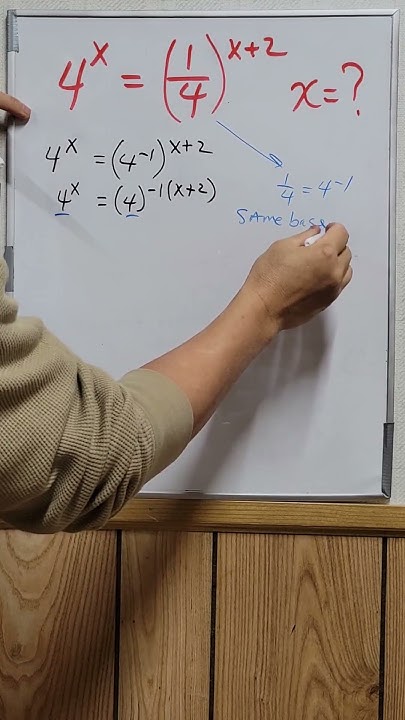 how-to-solve-4-x-1-4-x-2-shorts-exponents-math-mathematic