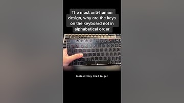 Why the letters on the keyboard are not arranged alphabetically ? history of Qwerty keyboard