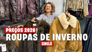 Roupas de Inverno no Chile 2026 com preços.