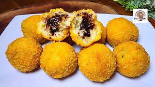 BOLA-BOLA PISANG ISI COKLAT LELEH. BISA FROZEN, TINGGAL GORENG AJA. screenshot 3