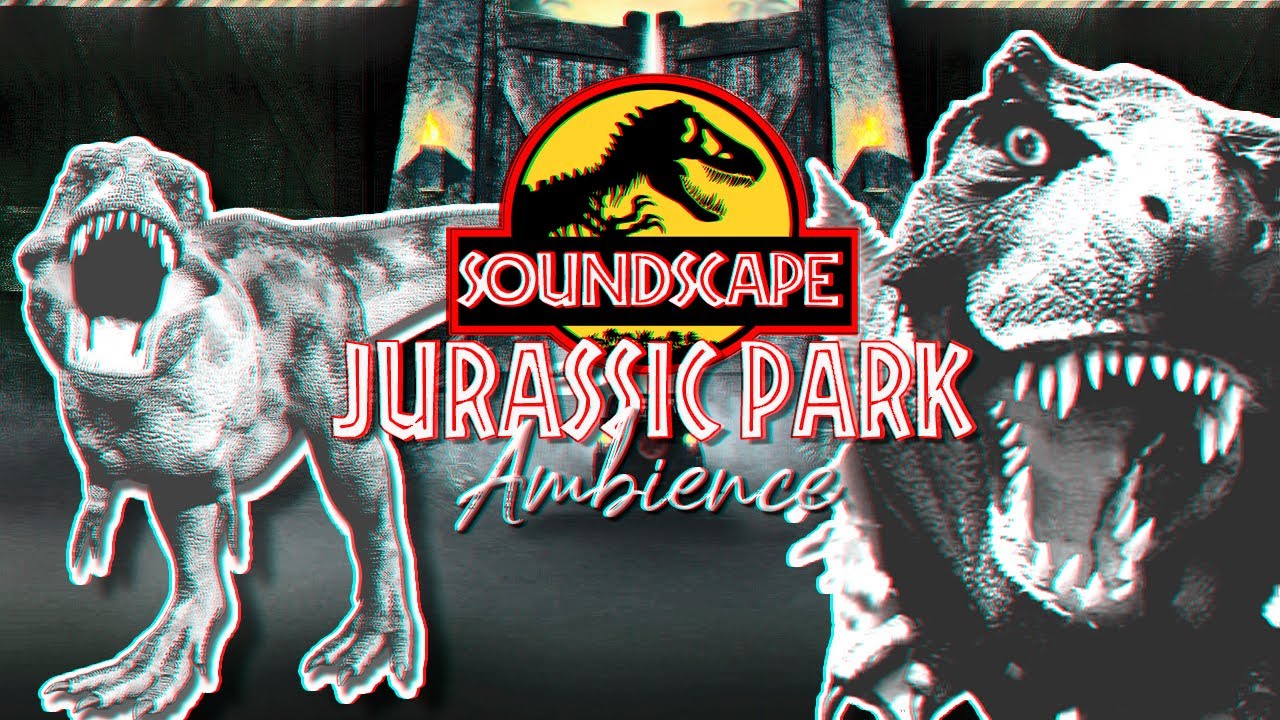 Jurassic Park Soundscape 🦖 ASMR Ambience - YouTube