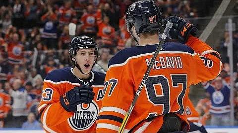 Connor McDavid Assists Nugent-Hopkins for his First Point of the Season 1/14/21