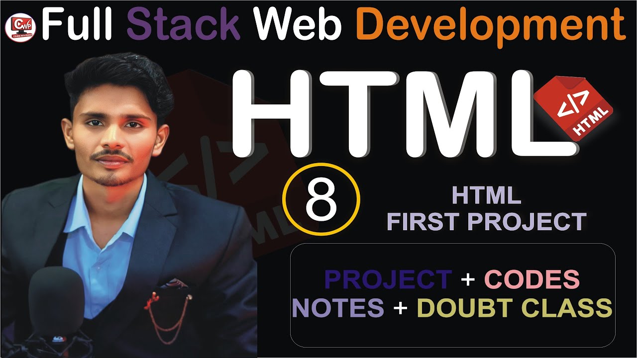 Full Stack Web Development || Day 9 || First Project for Beginners ...