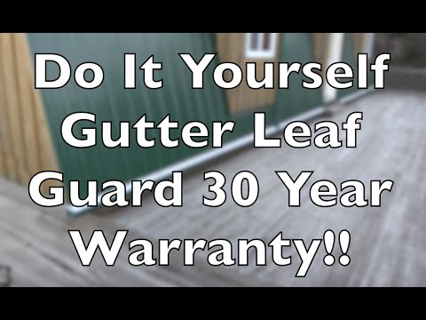 Gutter Leaf Guard EASY To Install Do It Yourself