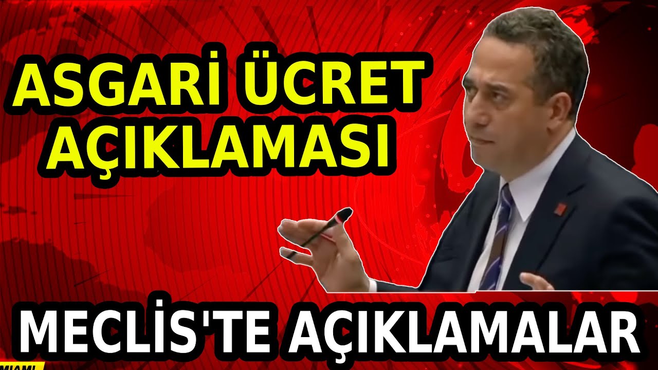 Ali Mahir Başarır ile Gülistan Kılıç Koçyiğit Asgari Ücret Hakkında Ne Dedi? Meclisteki O Anlar!
